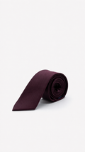 Gravata Skinny Bordeaux