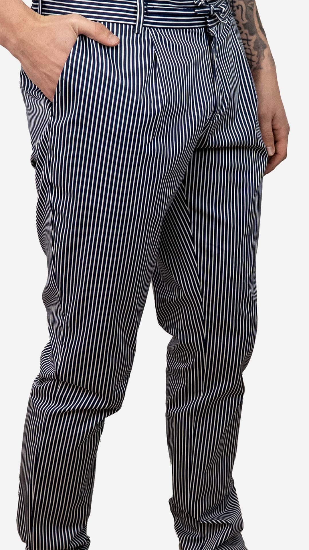 Calça travel riscas