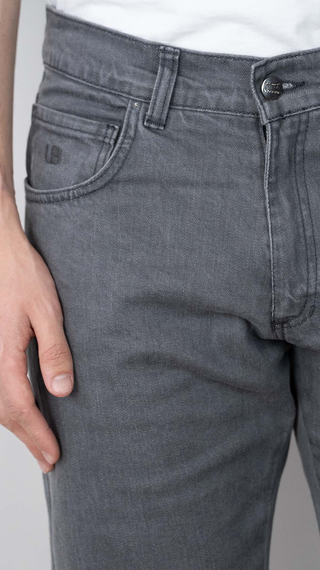 Calça de Ganga Cinza
