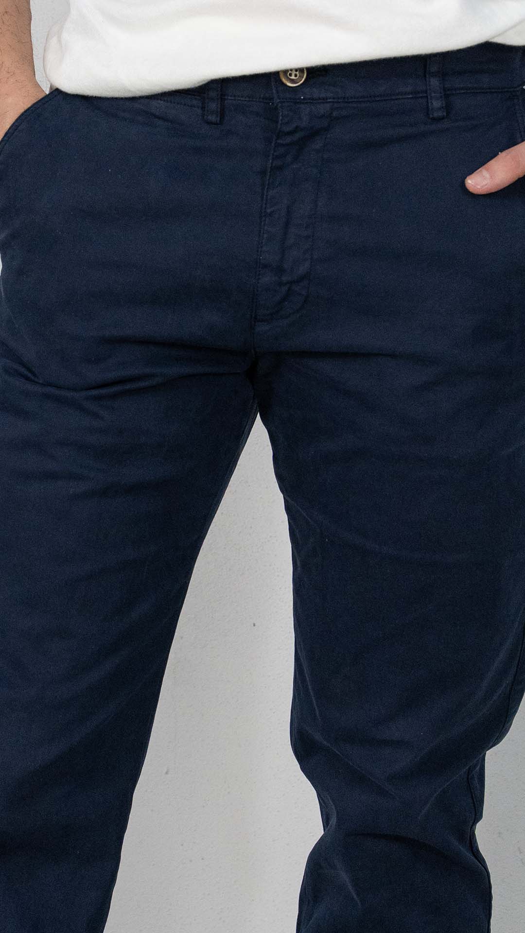 Calças Chino Marinho