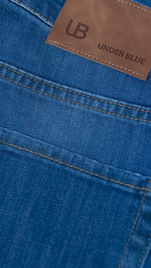 Calça de Ganga Azul Claro