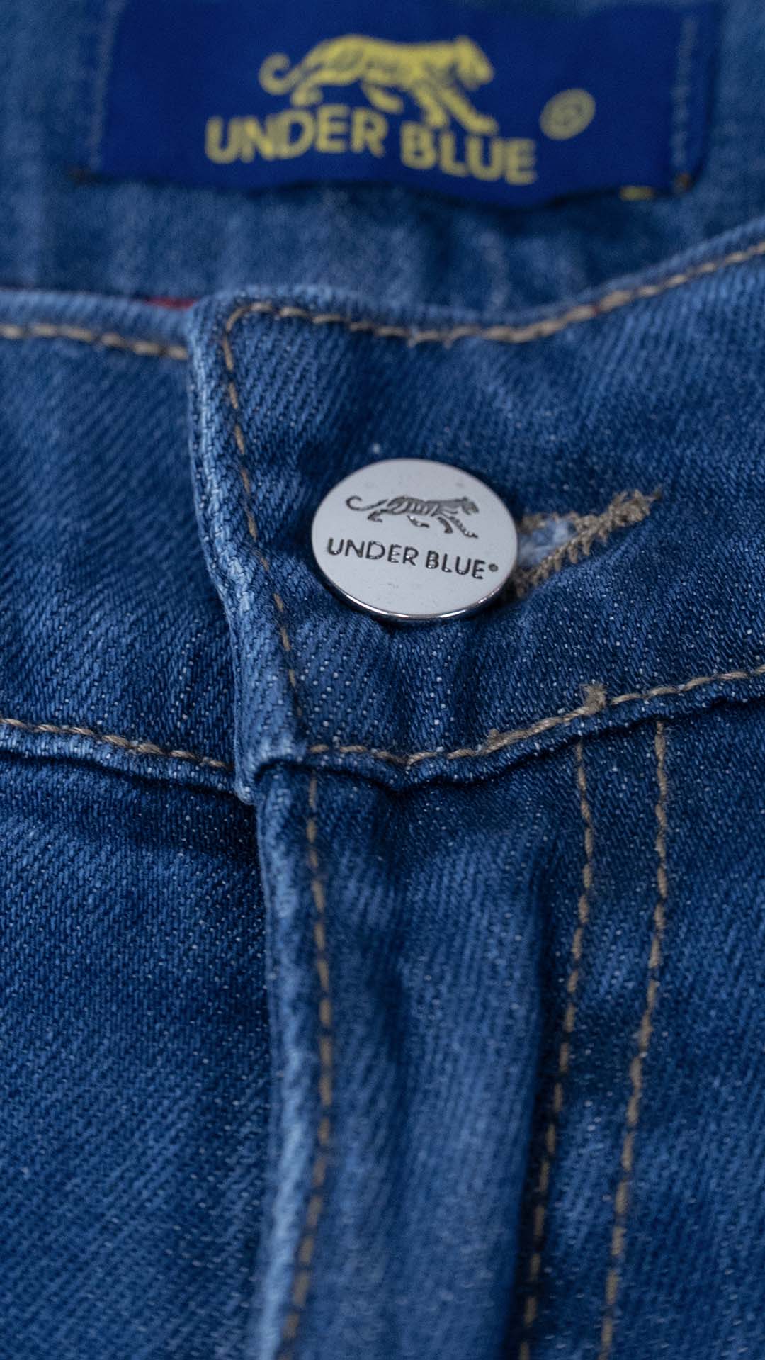 Calça de Ganga Azul Claro