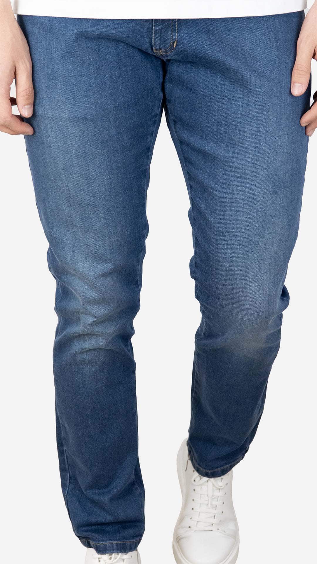 Calça de Ganga Azul Claro