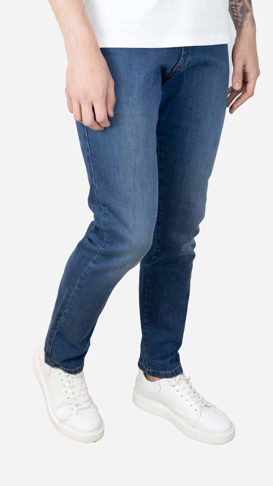 Calça de Ganga Azul Claro