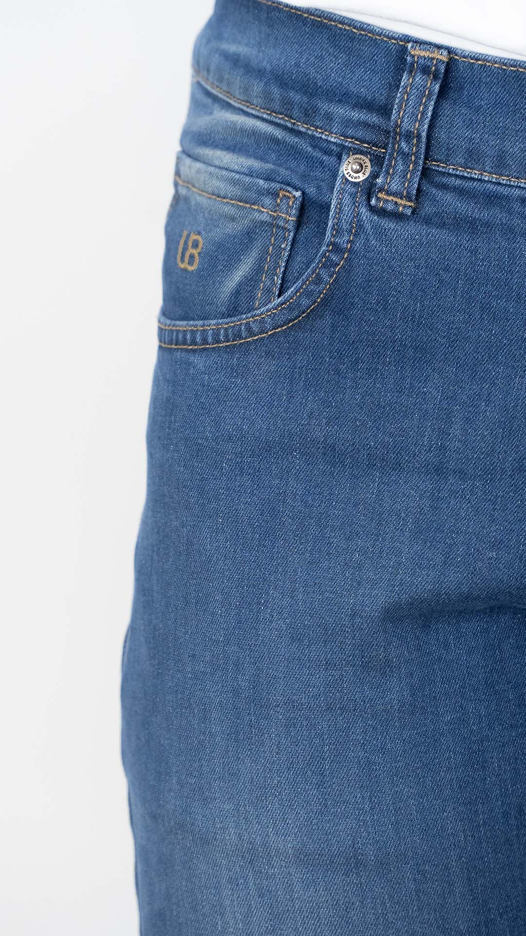 Calça de Ganga Azul Claro