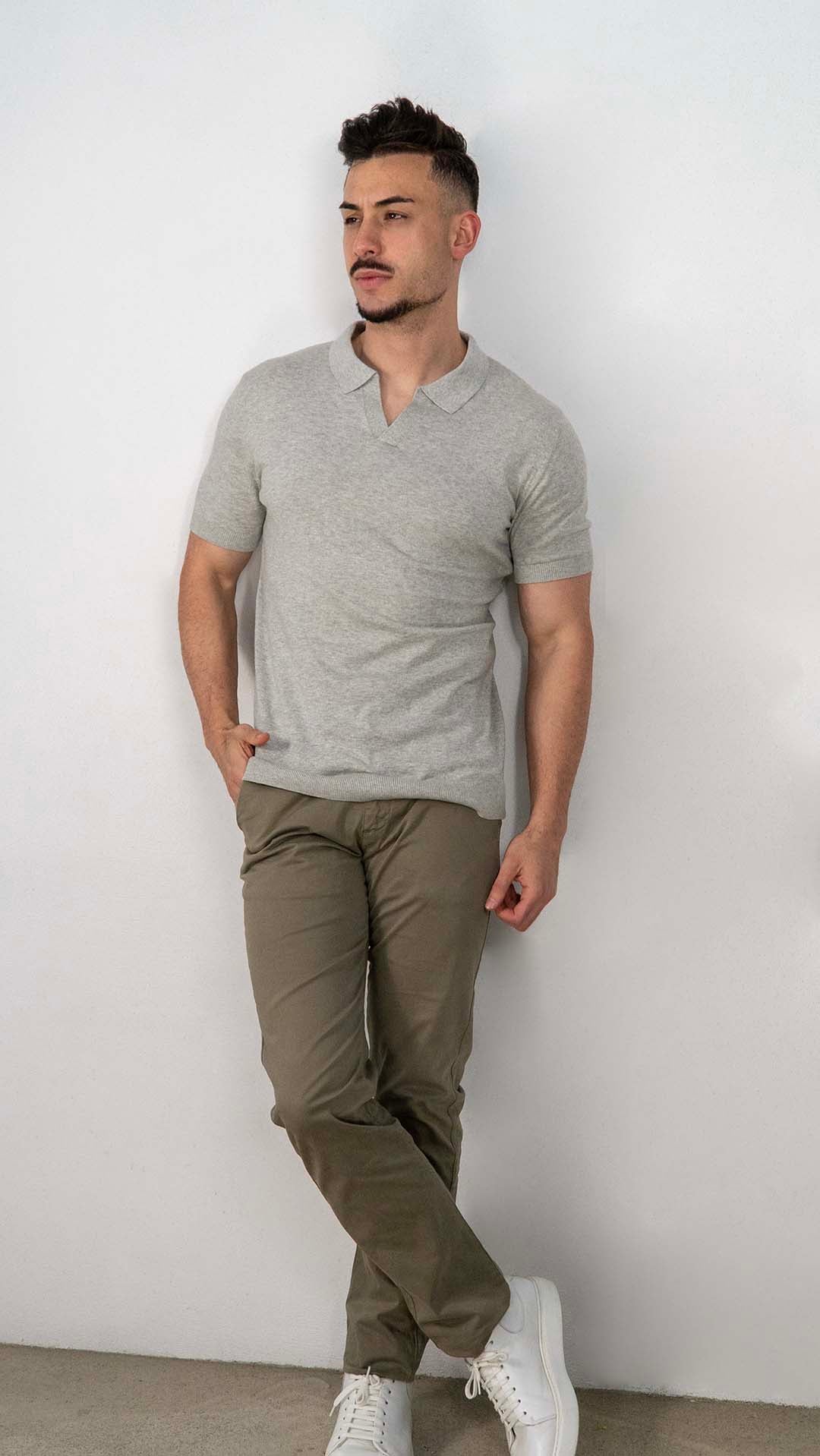 Calças Chino Khaki