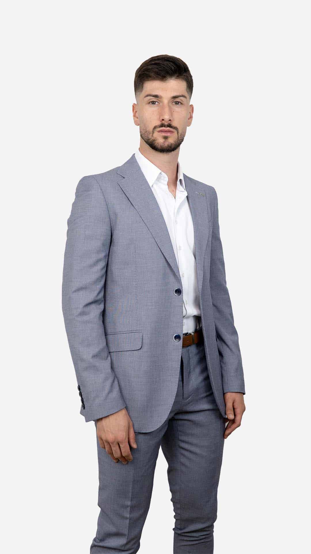 Fato Extra Slimfit Ltblue
