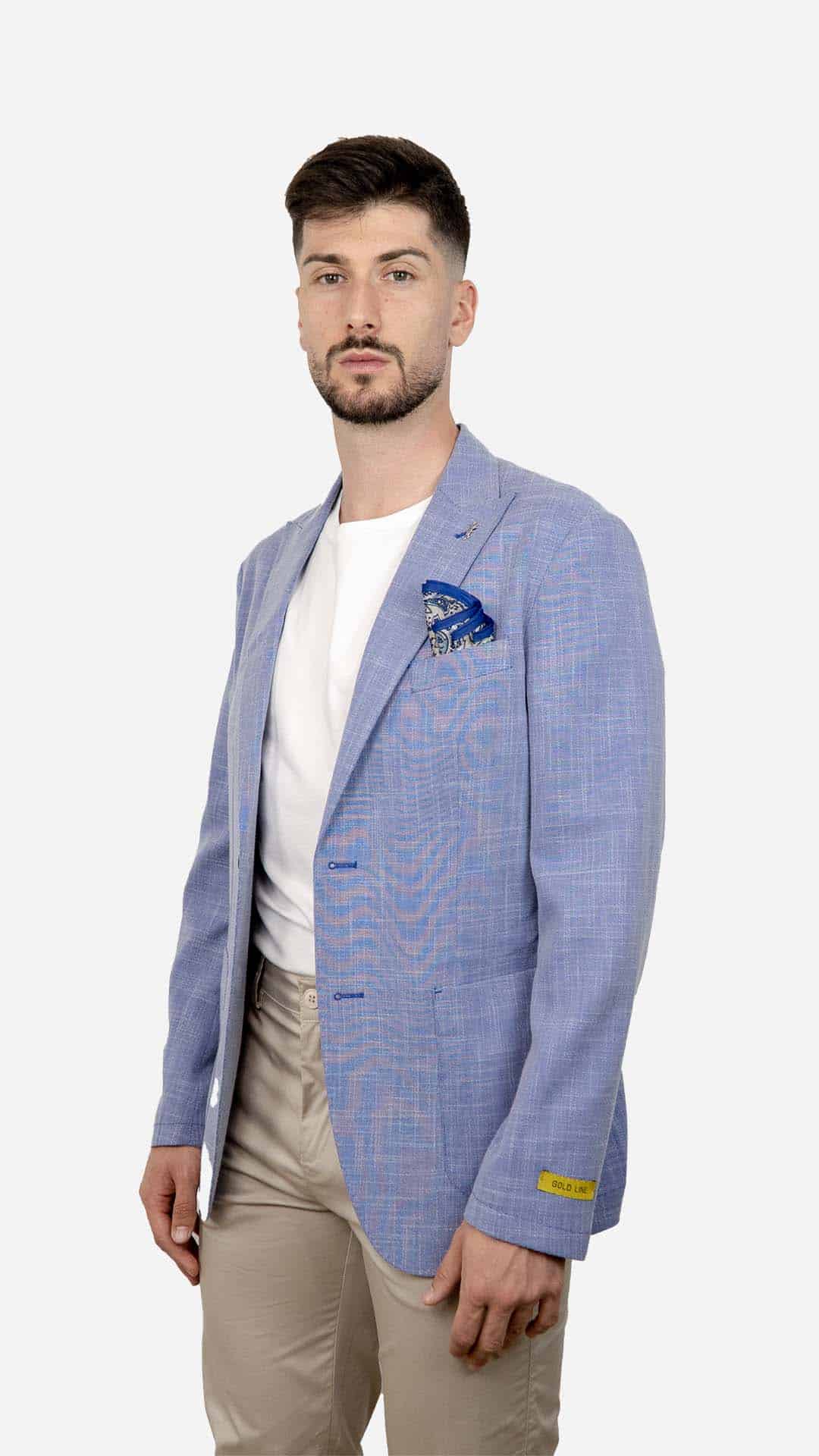 Blazer de Homem Básico Azul
