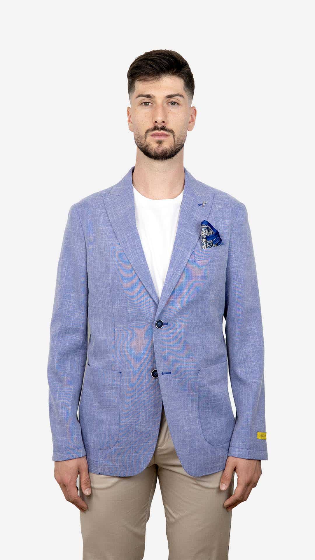 Blazer de Homem Básico Azul