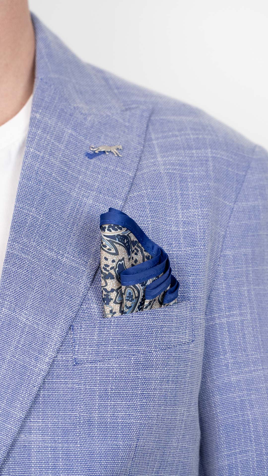 Blazer de Homem Básico Azul