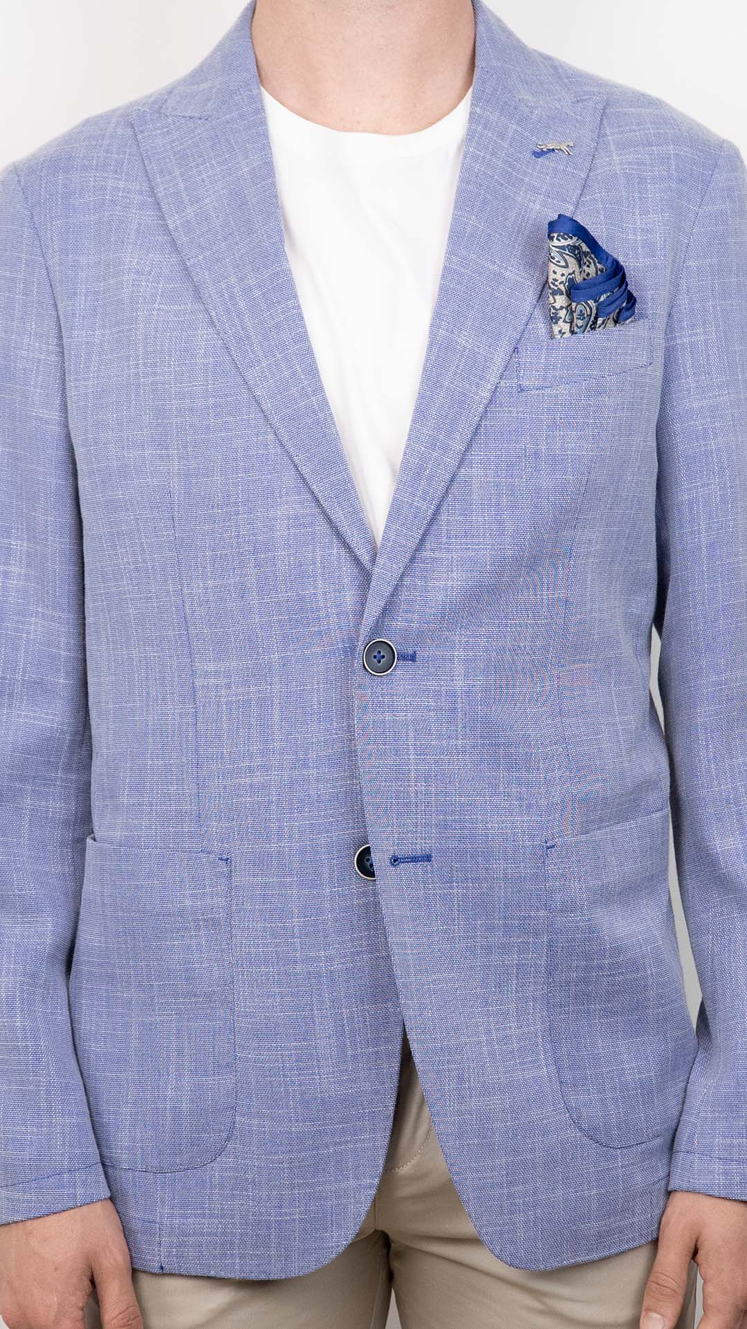 Blazer de Homem Básico Azul