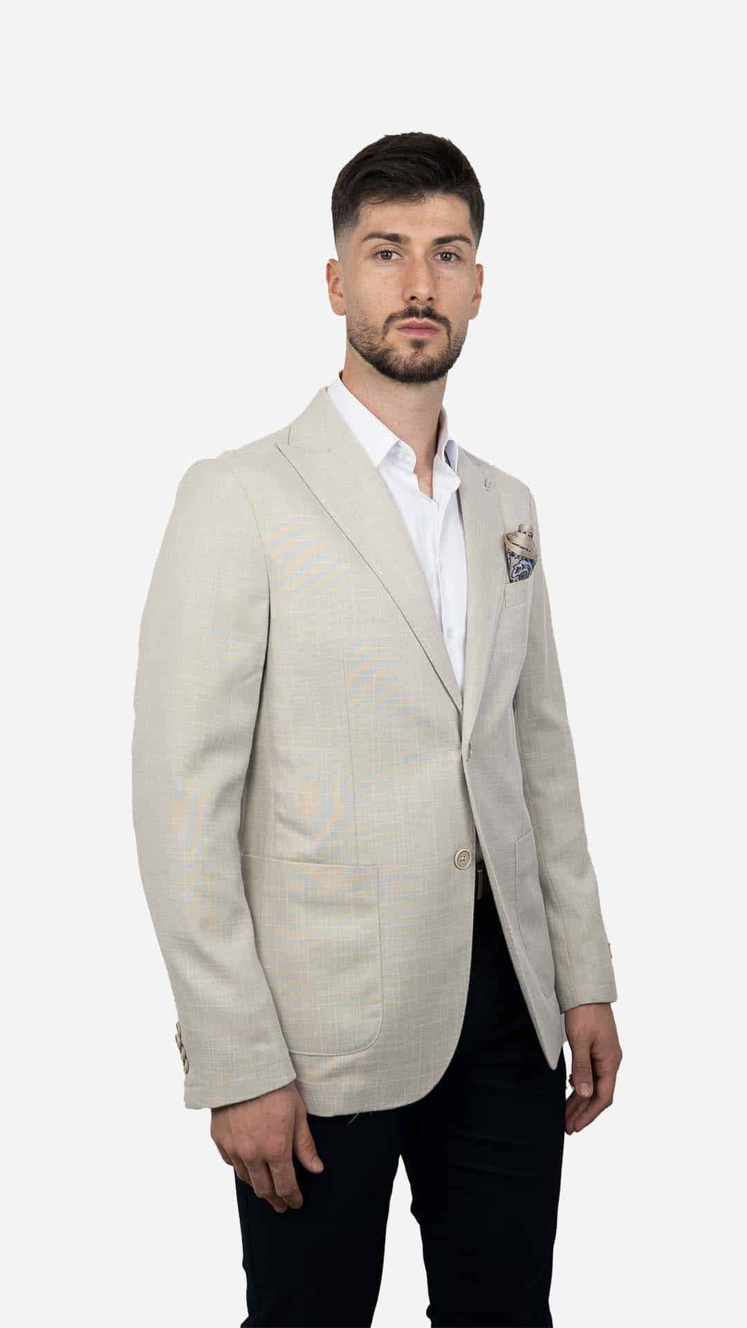 Blazer Básico Bege