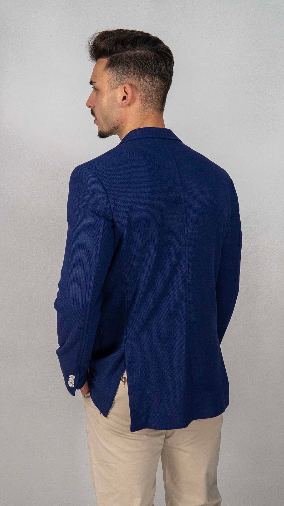 Blazer Azul com Lenço
