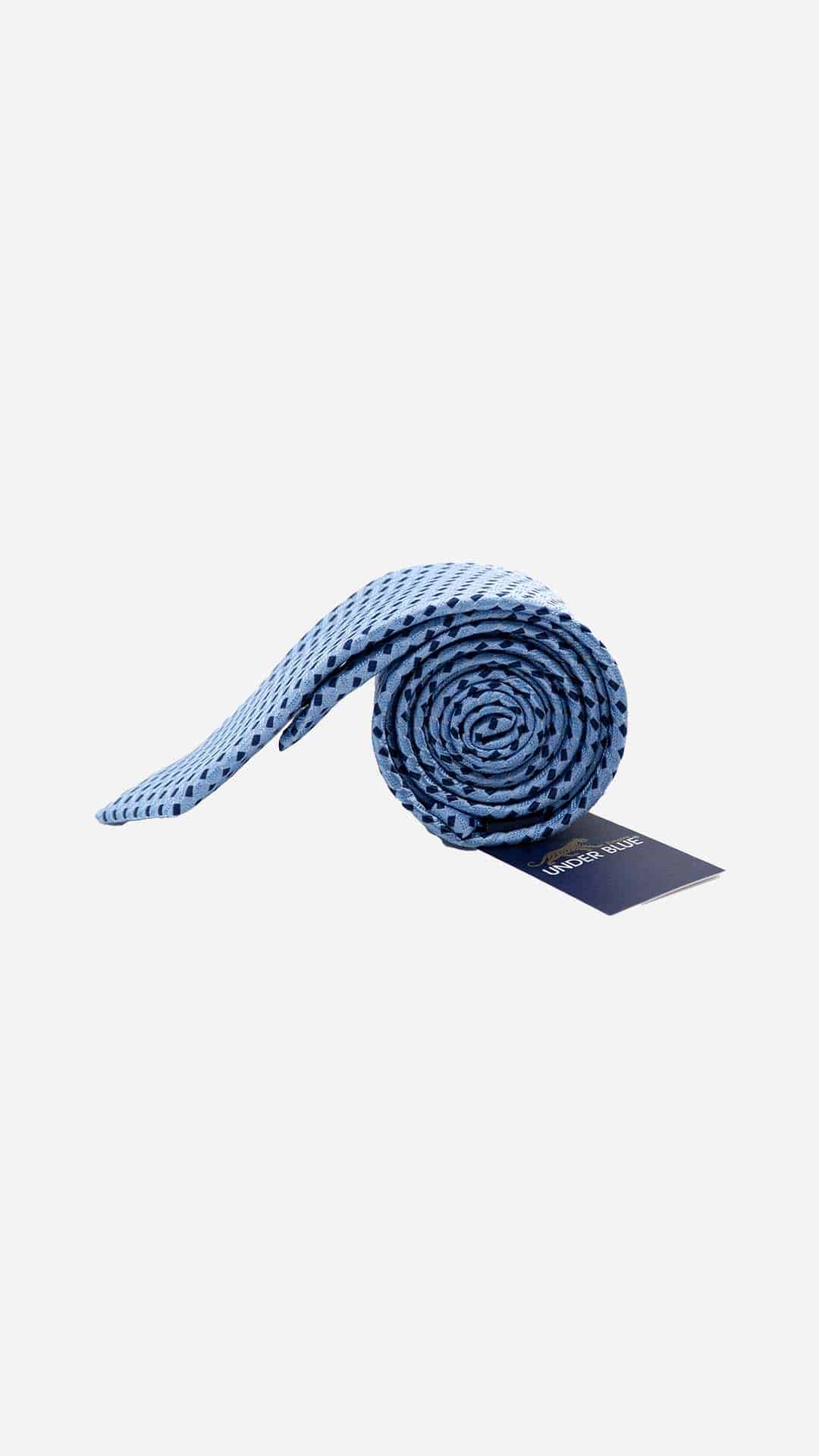 Gravata Skinny Tons de Azul