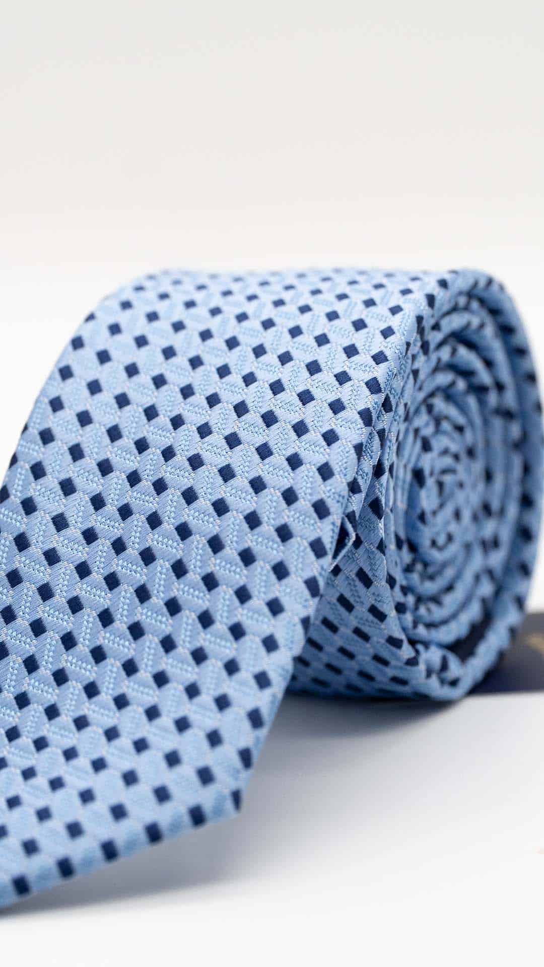 Gravata Skinny Tons de Azul