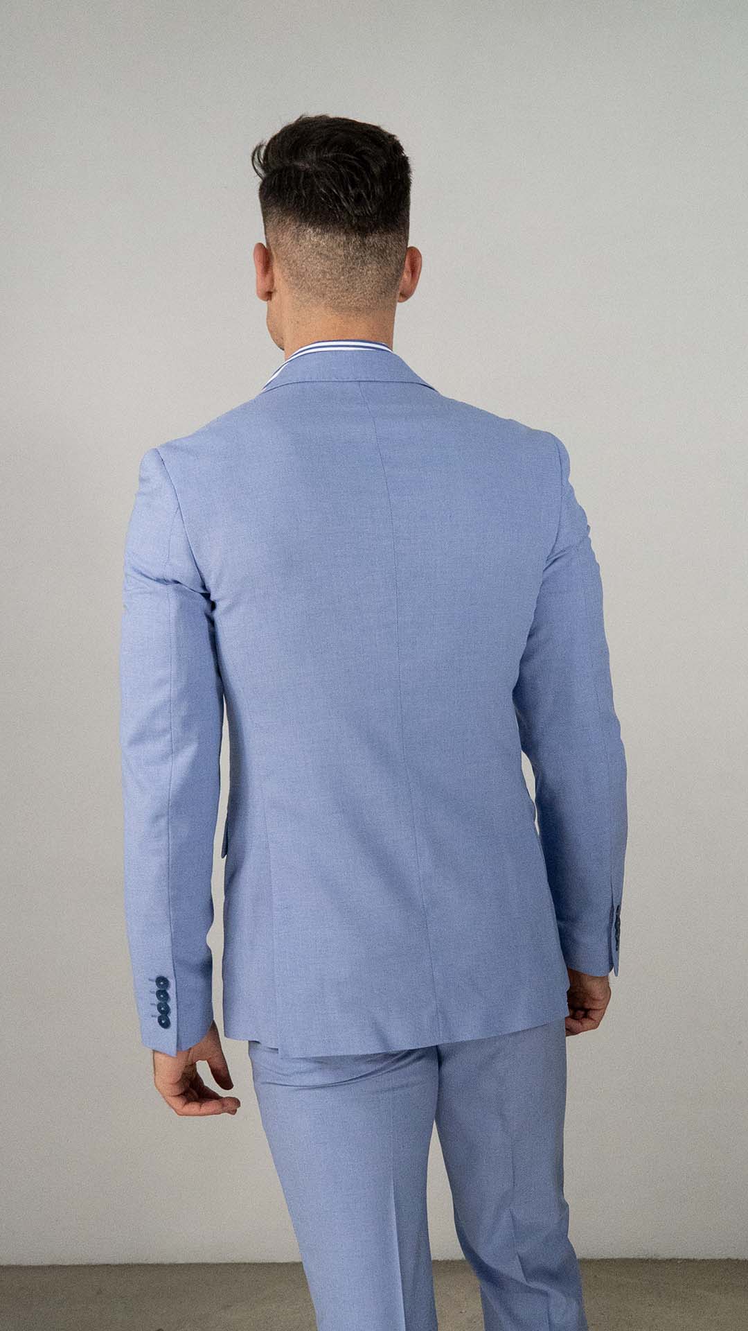Fato Azul com Colete