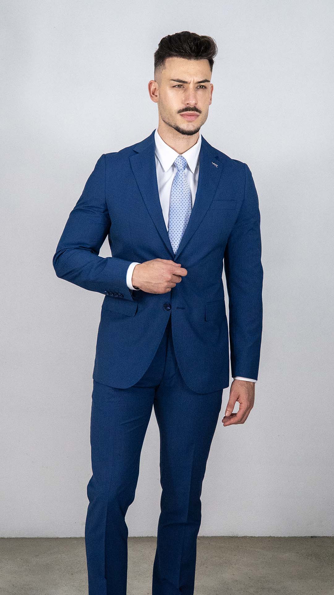 Fato Azul Clássico Regular