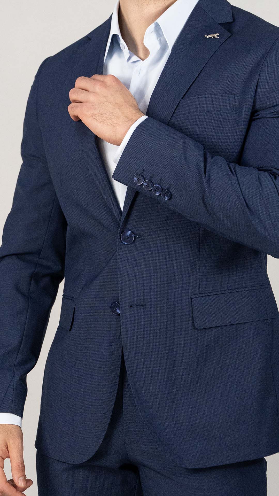 Fato Azul Marinho Clássico Regular