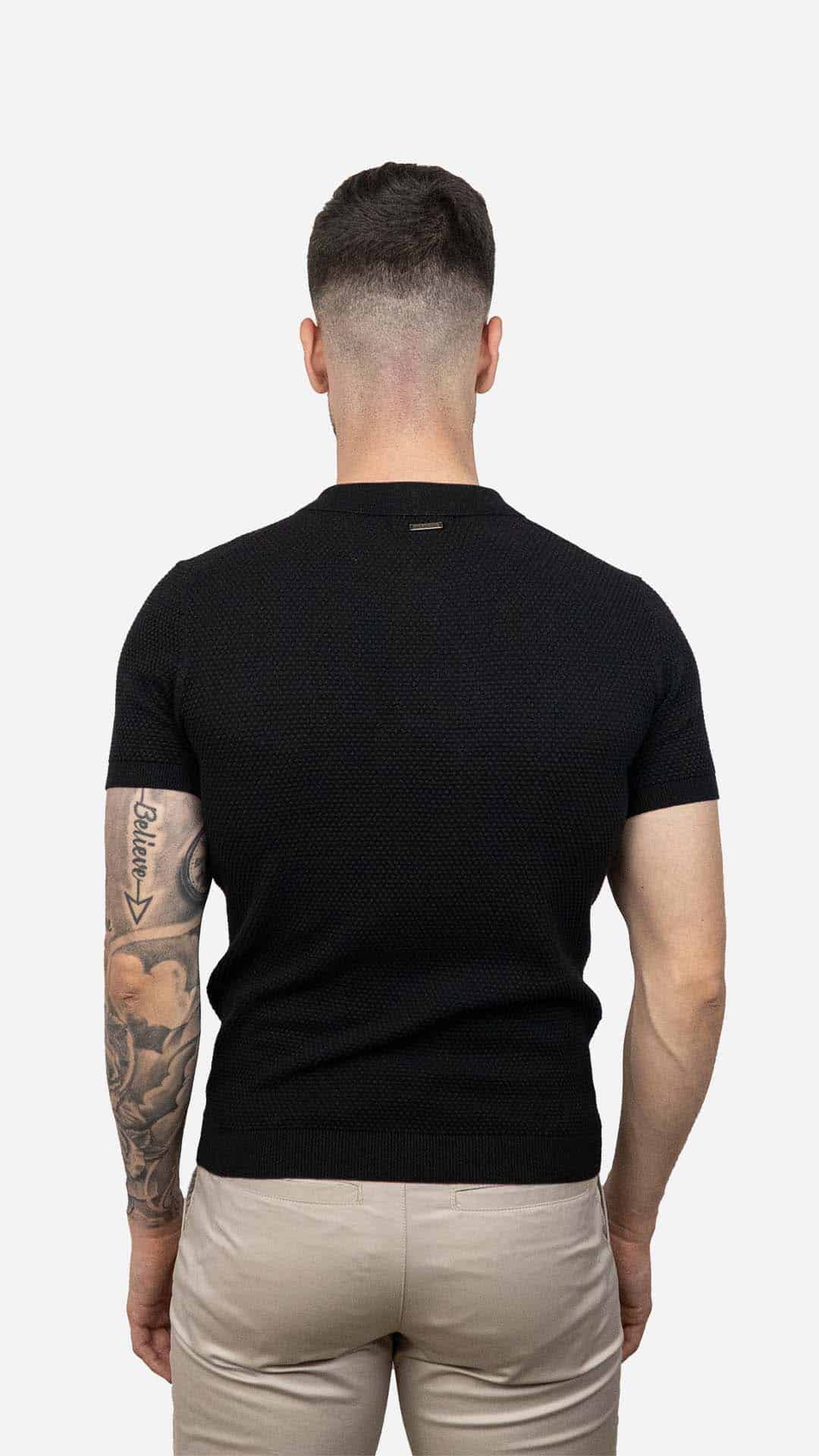 Pólo Jersey Preto