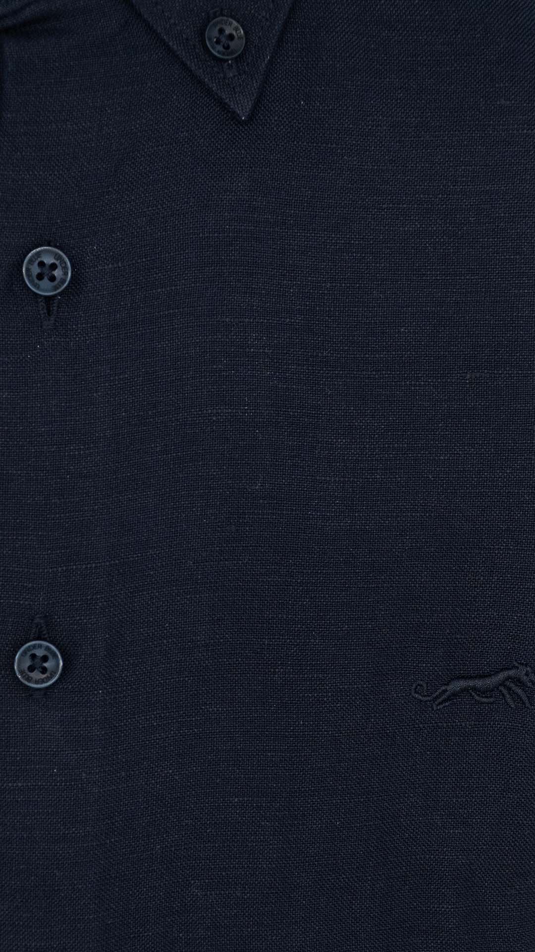 Camisa Linho Navy