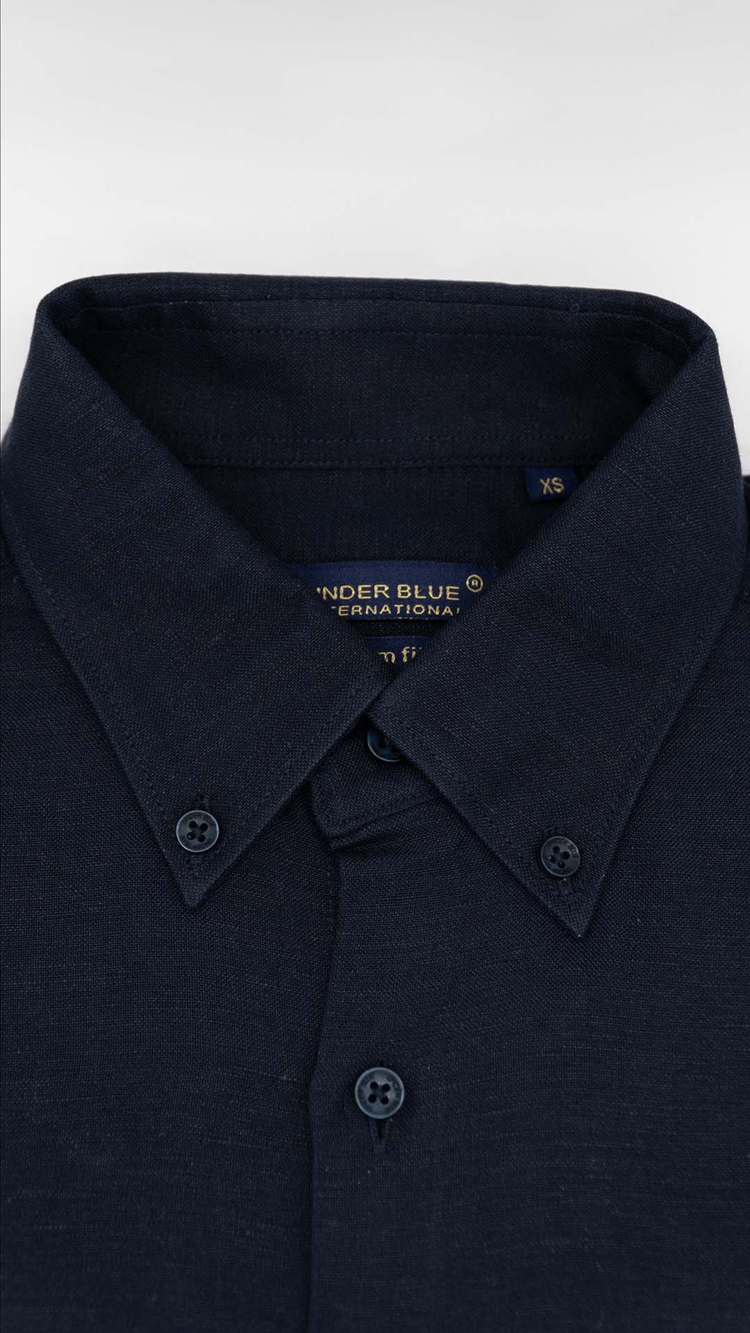 Camisa Linho Navy
