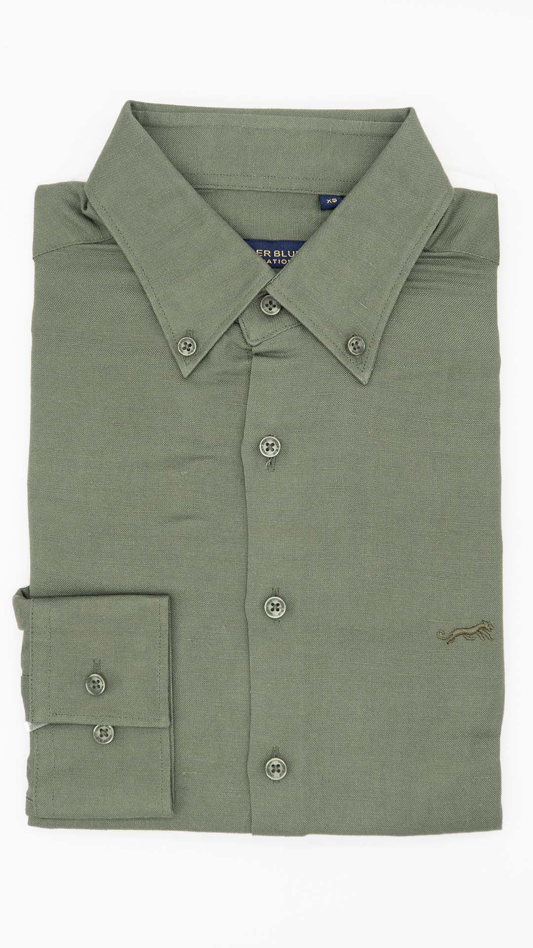 Camisa Linho Castanha