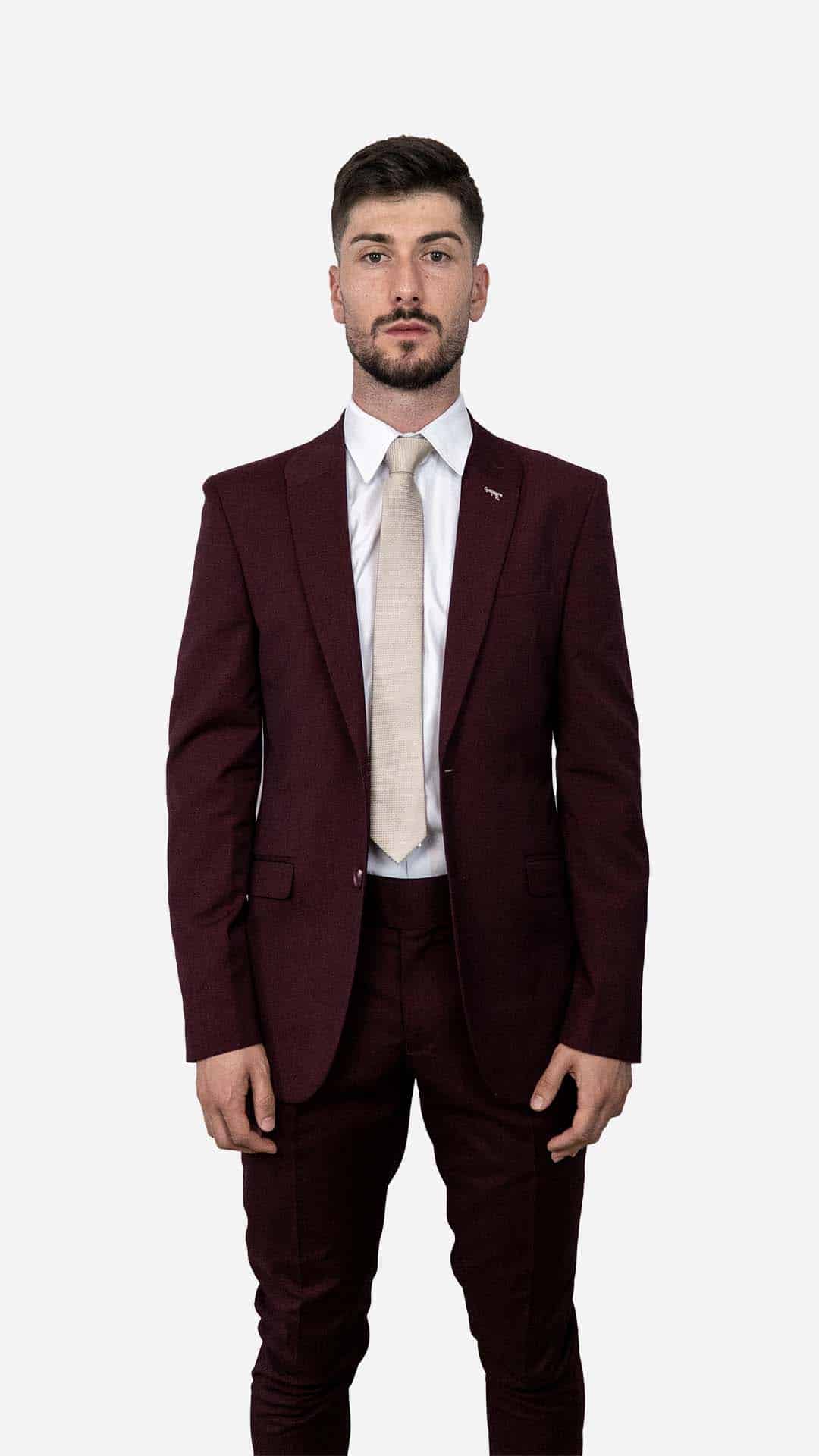 Blazer Básico Burgundy