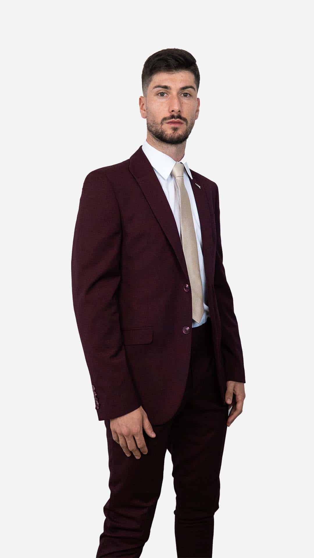 Blazer Básico Burgundy