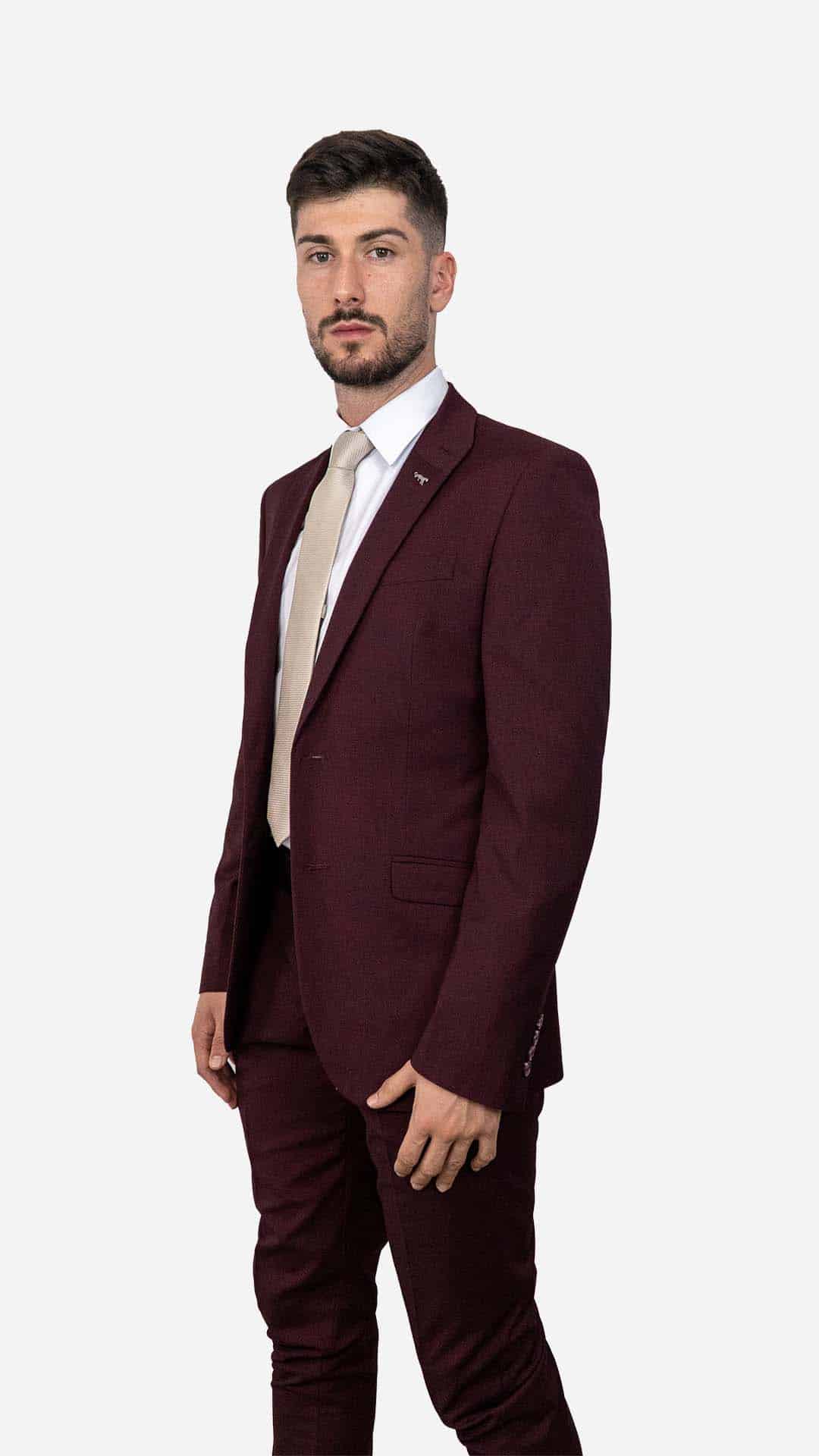 Blazer Básico Burgundy