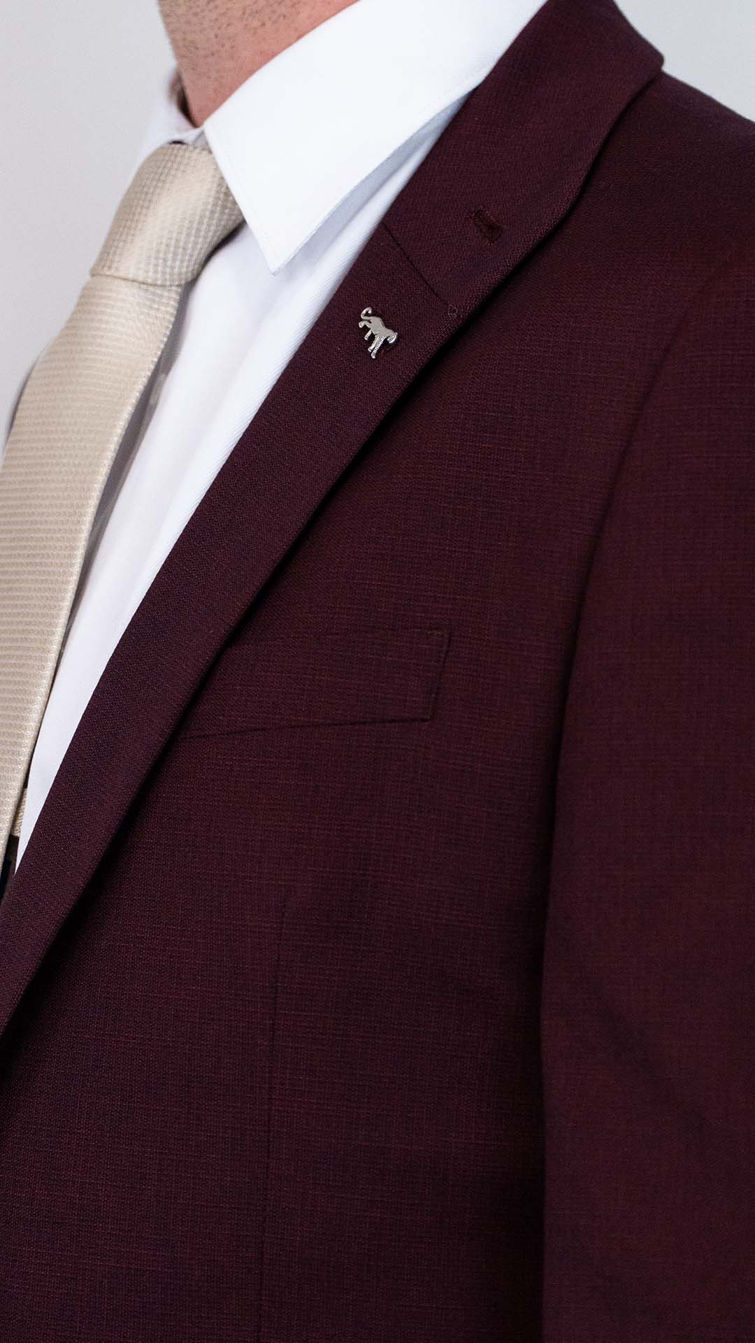 Blazer Básico Burgundy