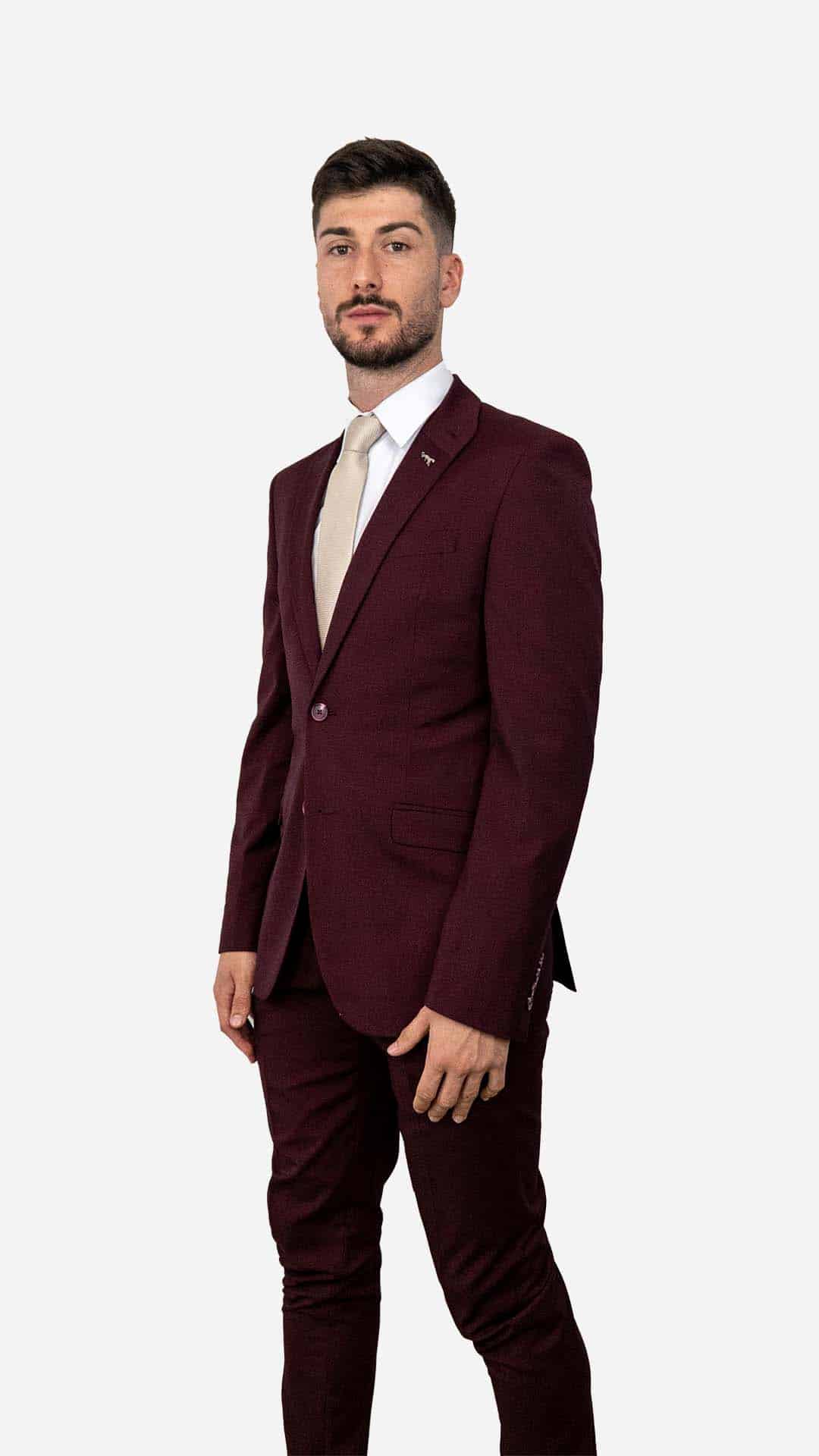 Blazer Básico Burgundy