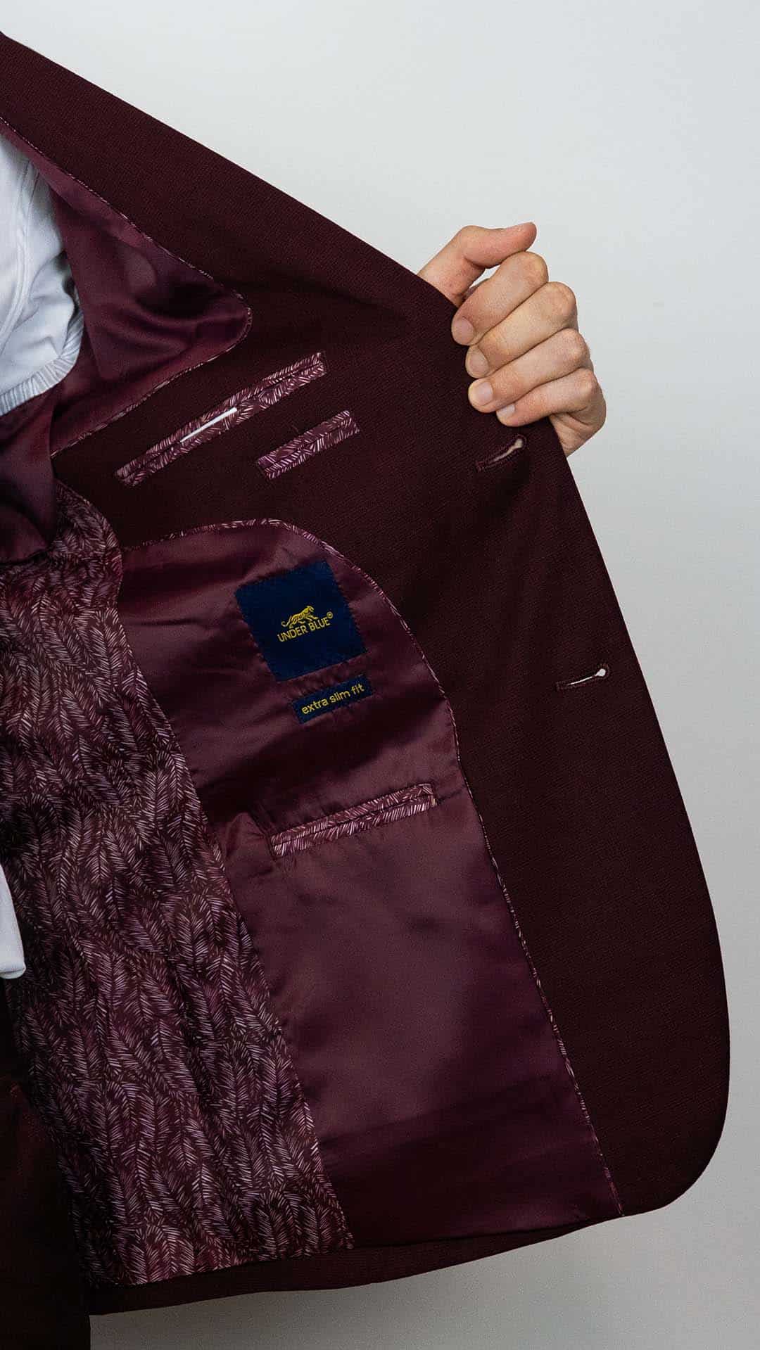 Blazer Básico Burgundy