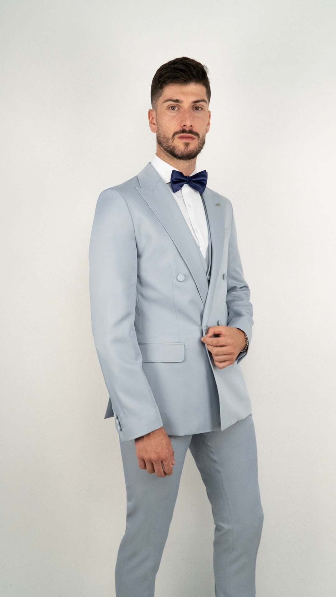 Fato de Casamento Cinzento