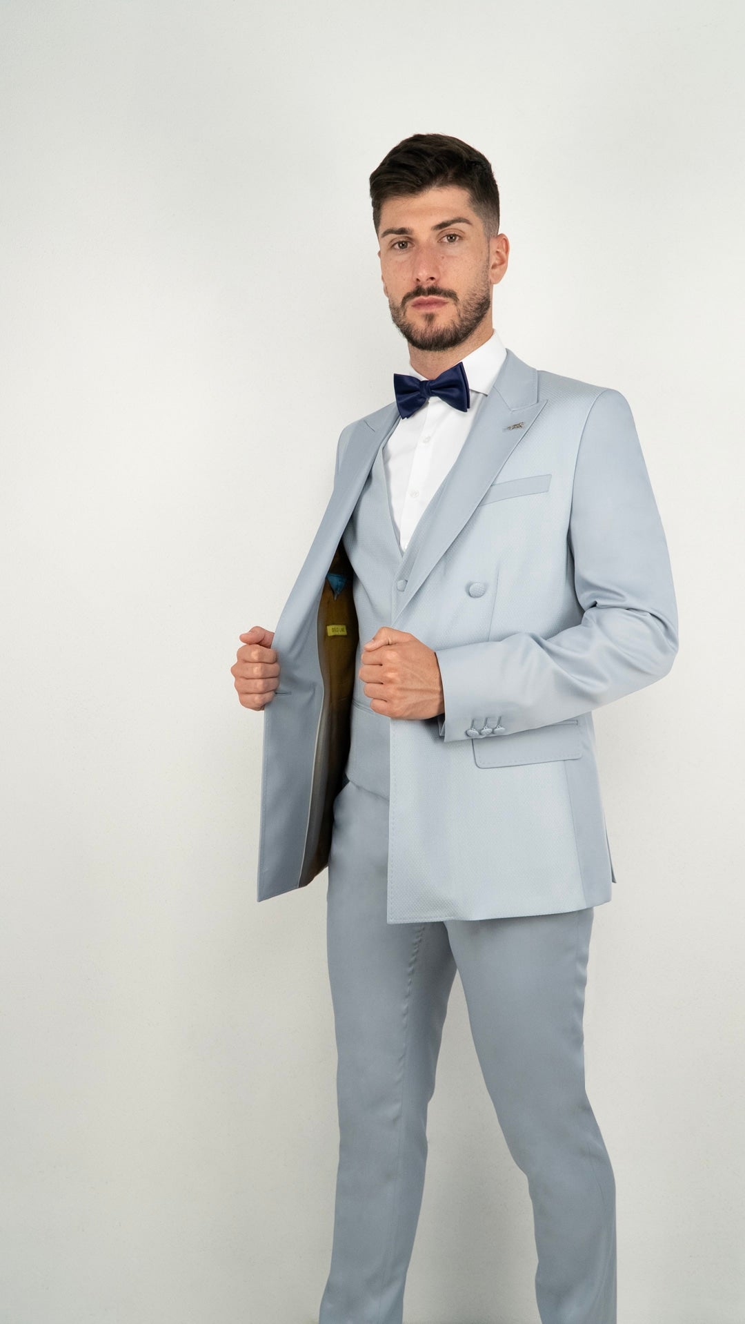 Fato de Casamento Cinzento