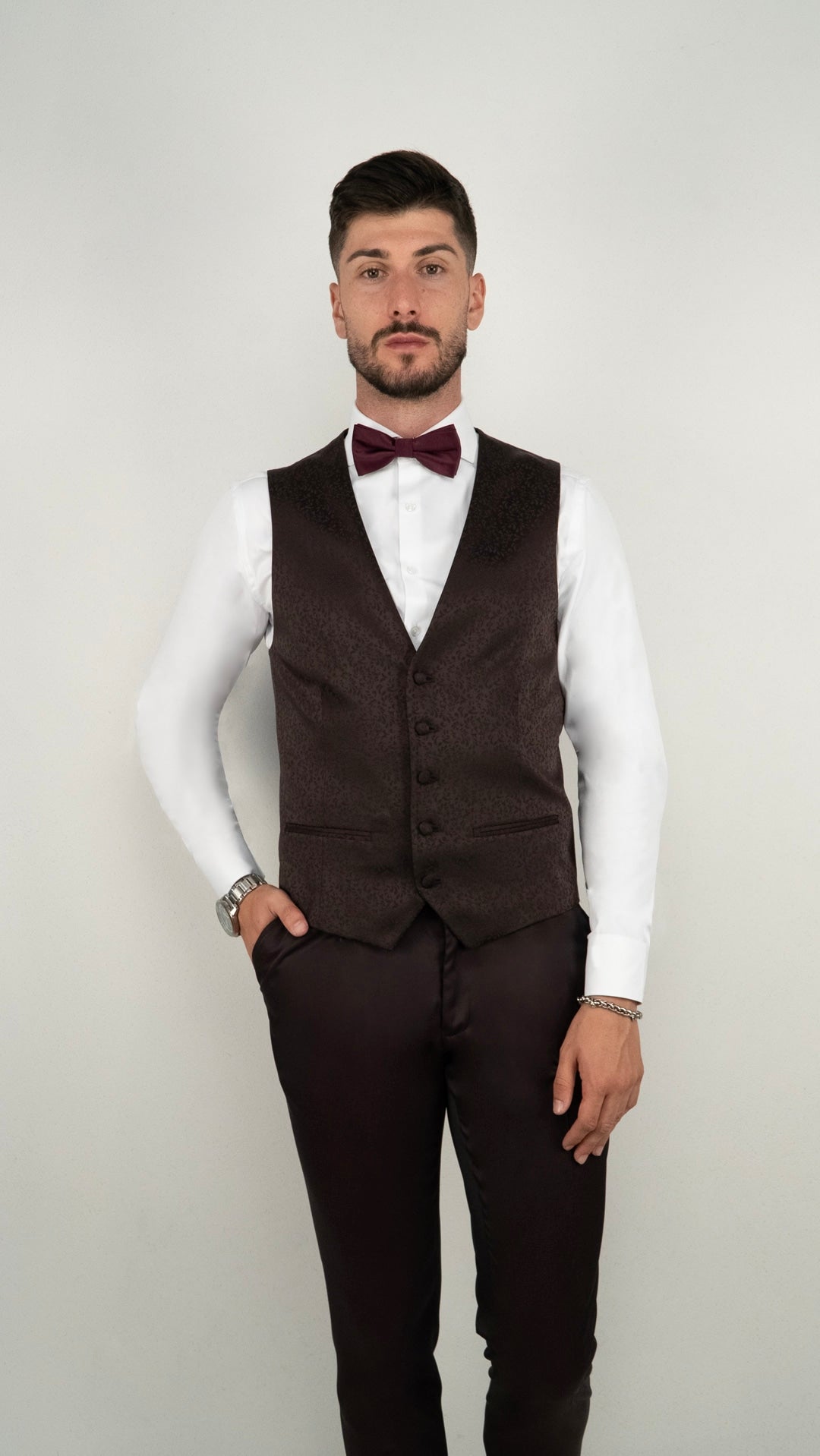 Fato de Casamento Bordeaux