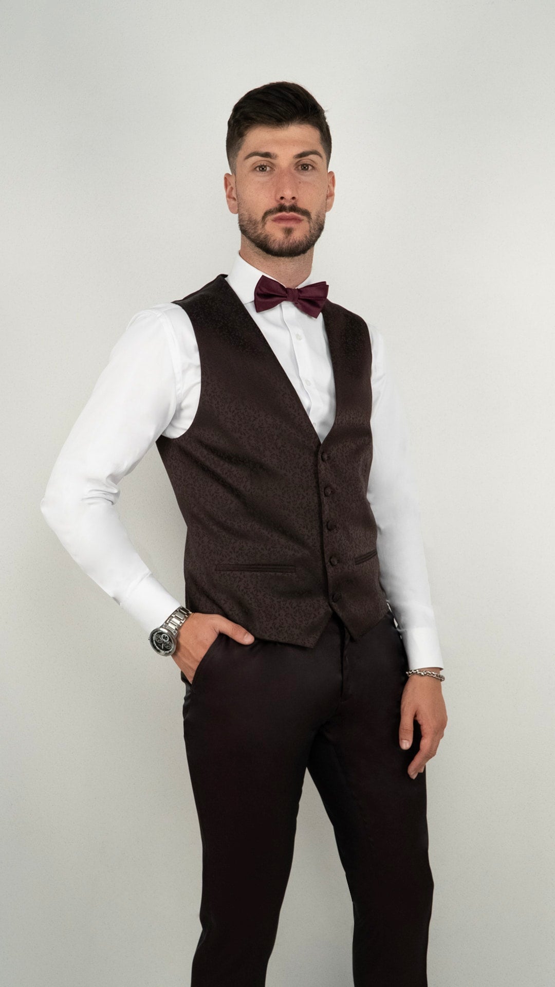 Fato de Casamento Bordeaux