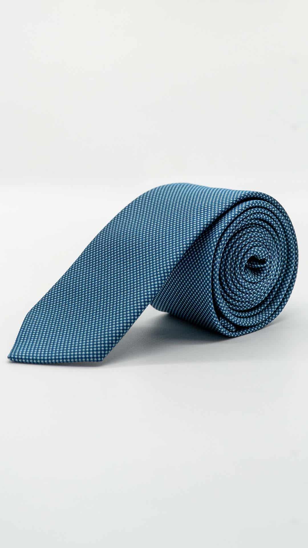 Gravata Skinny Azul Turquesa
