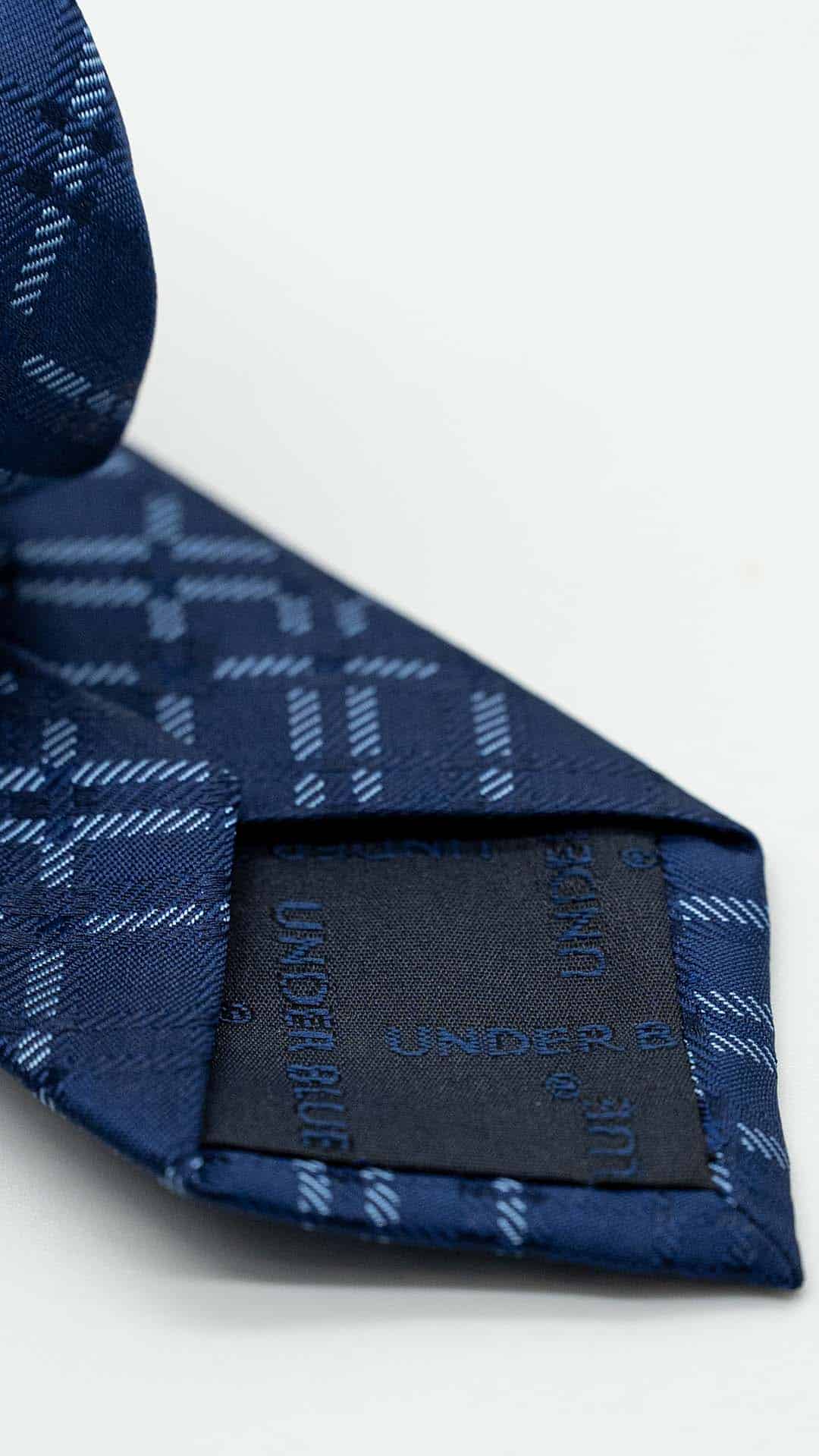 Gravata Skinny Navy com Padrão