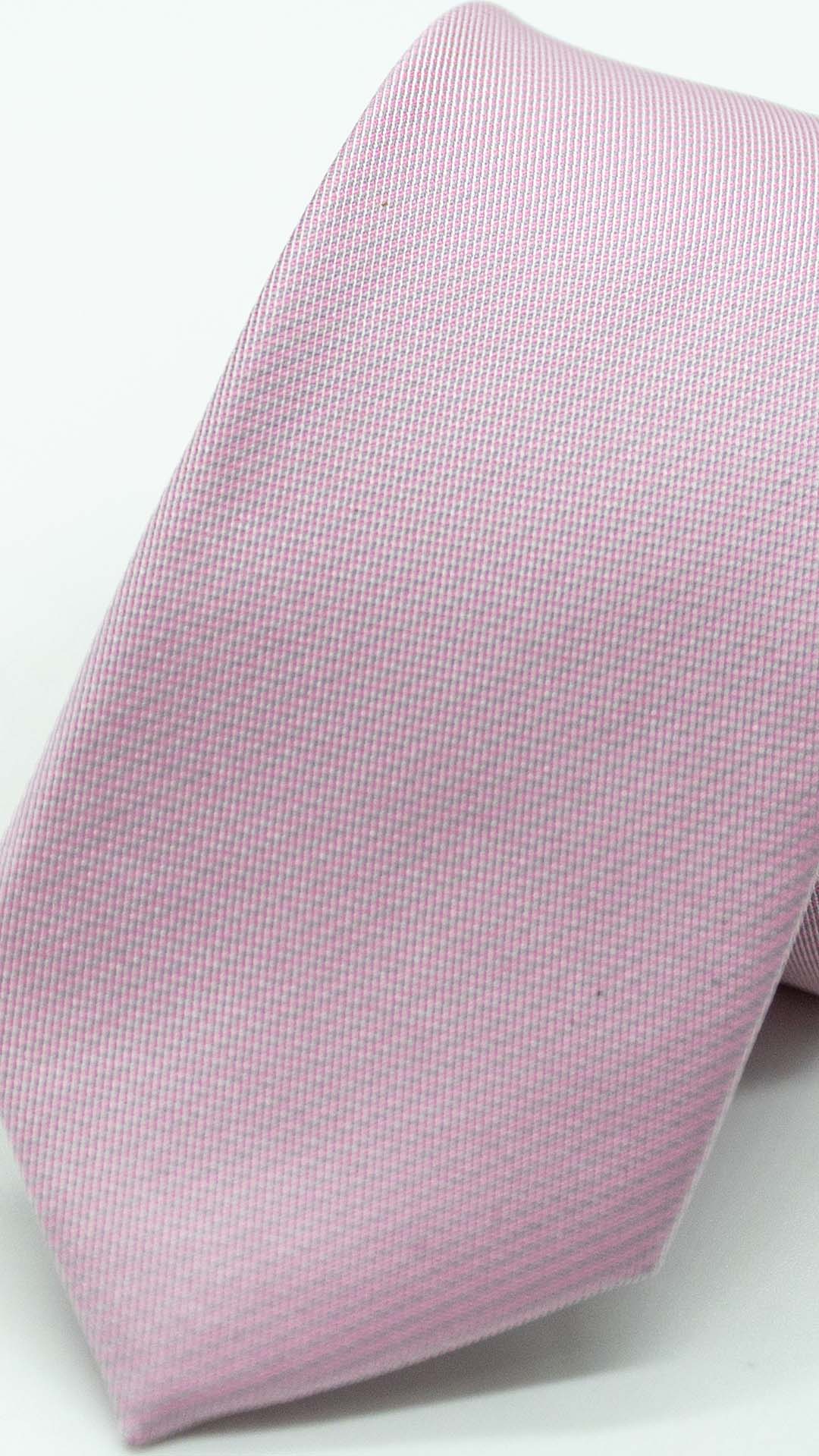 Gravata Skinny Rosa Básica