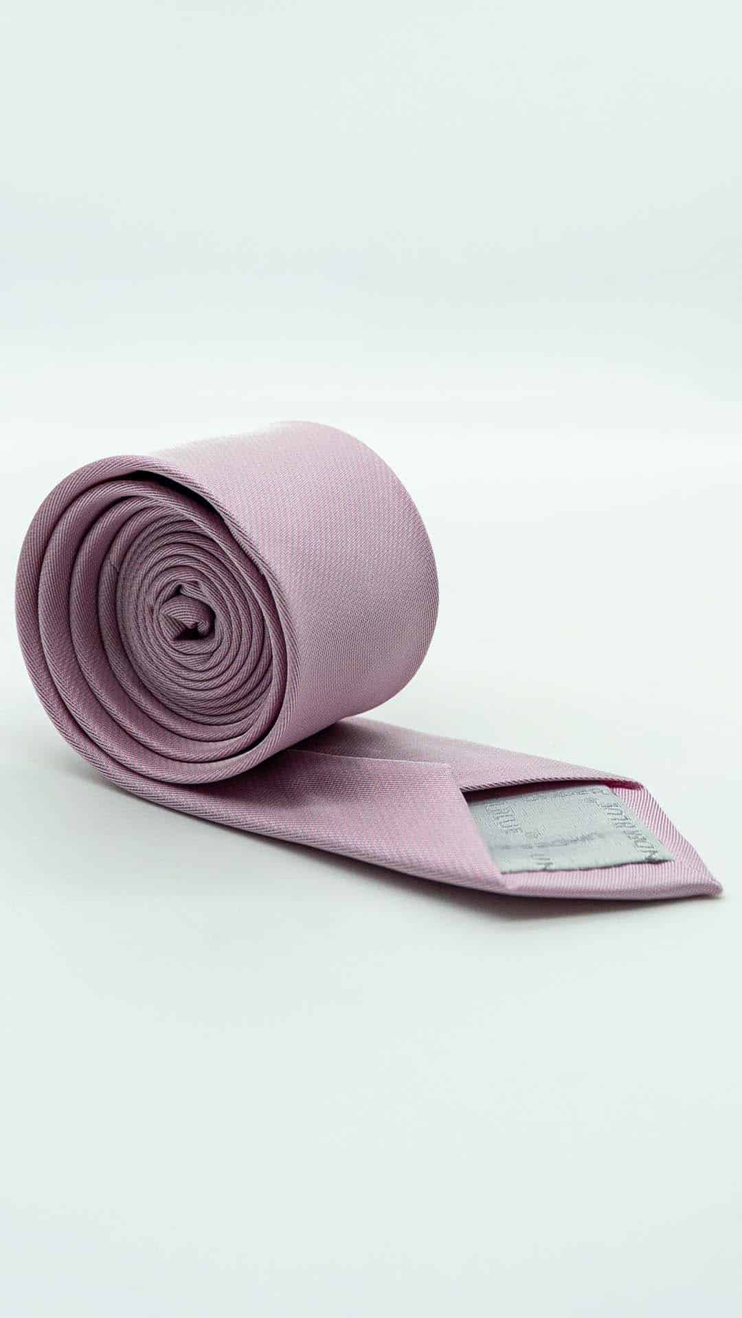 Gravata Skinny Rosa Básica