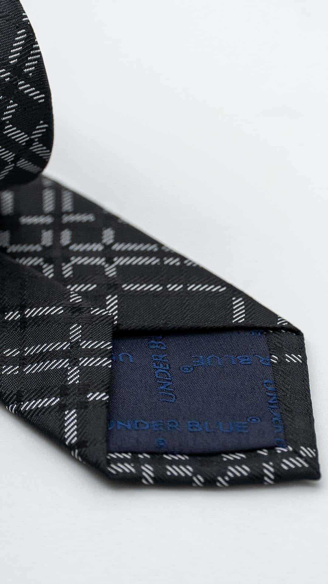 Gravata Skinny Black com Padrão