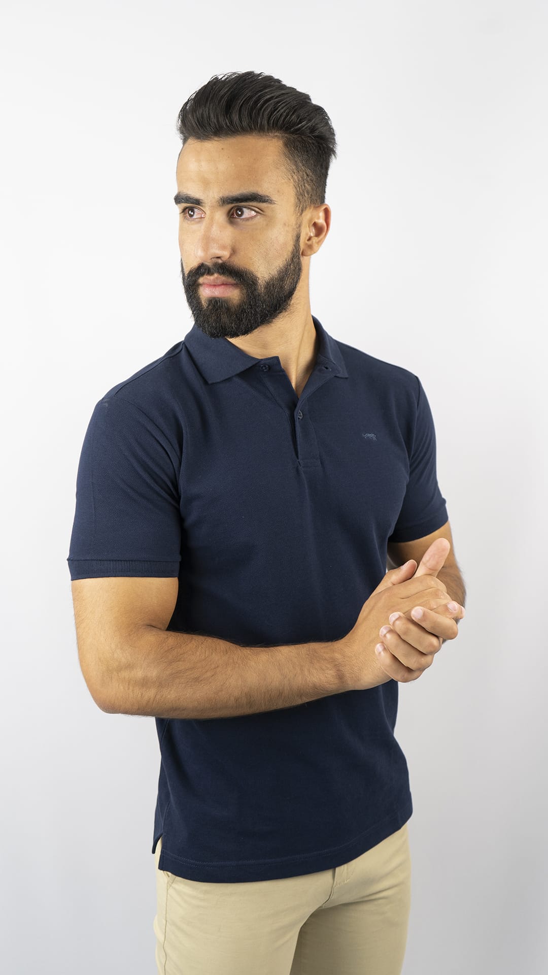 Pólo Básico Azul Escuro