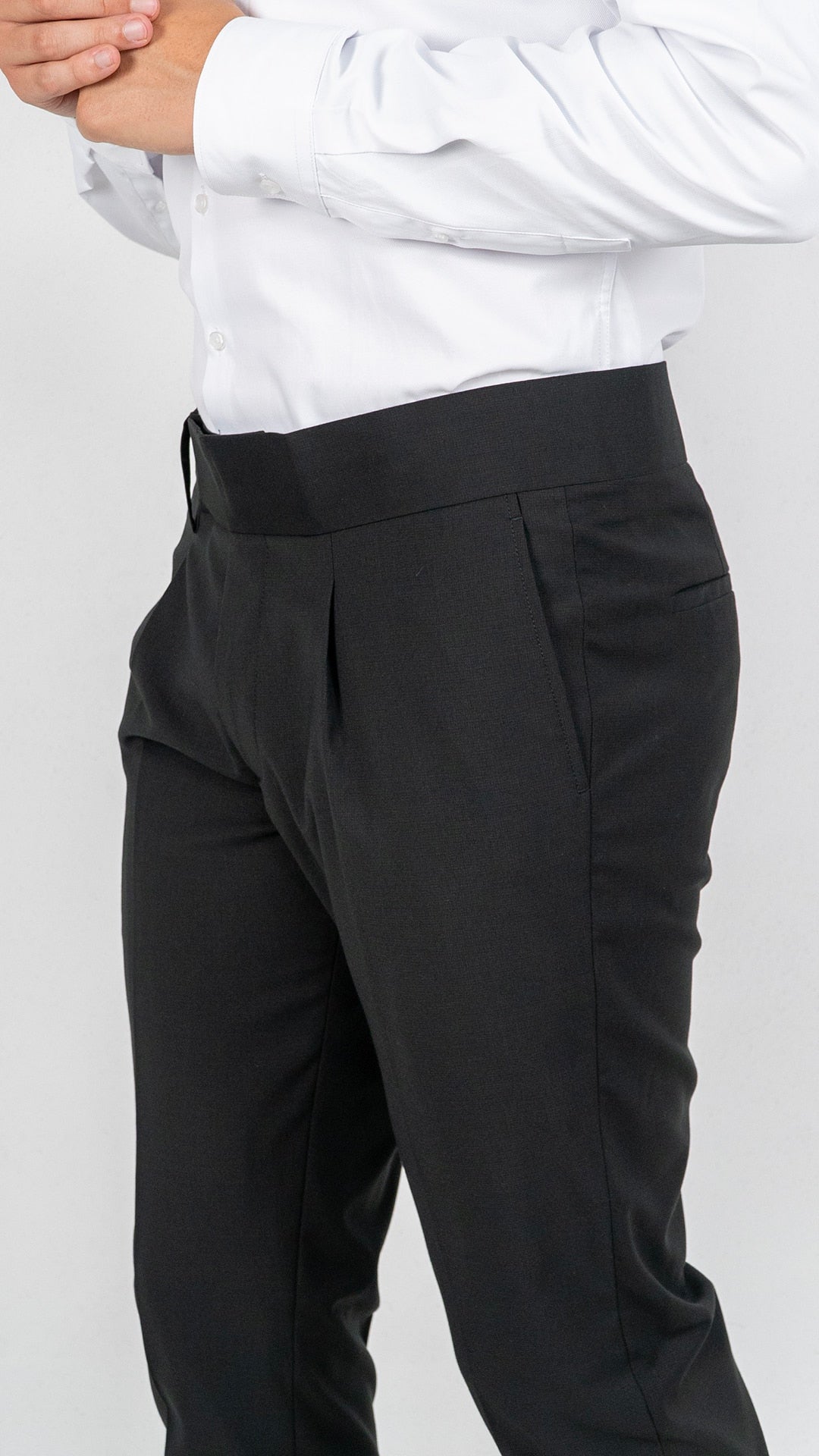 Calças com ajuste - Mix & Match Black