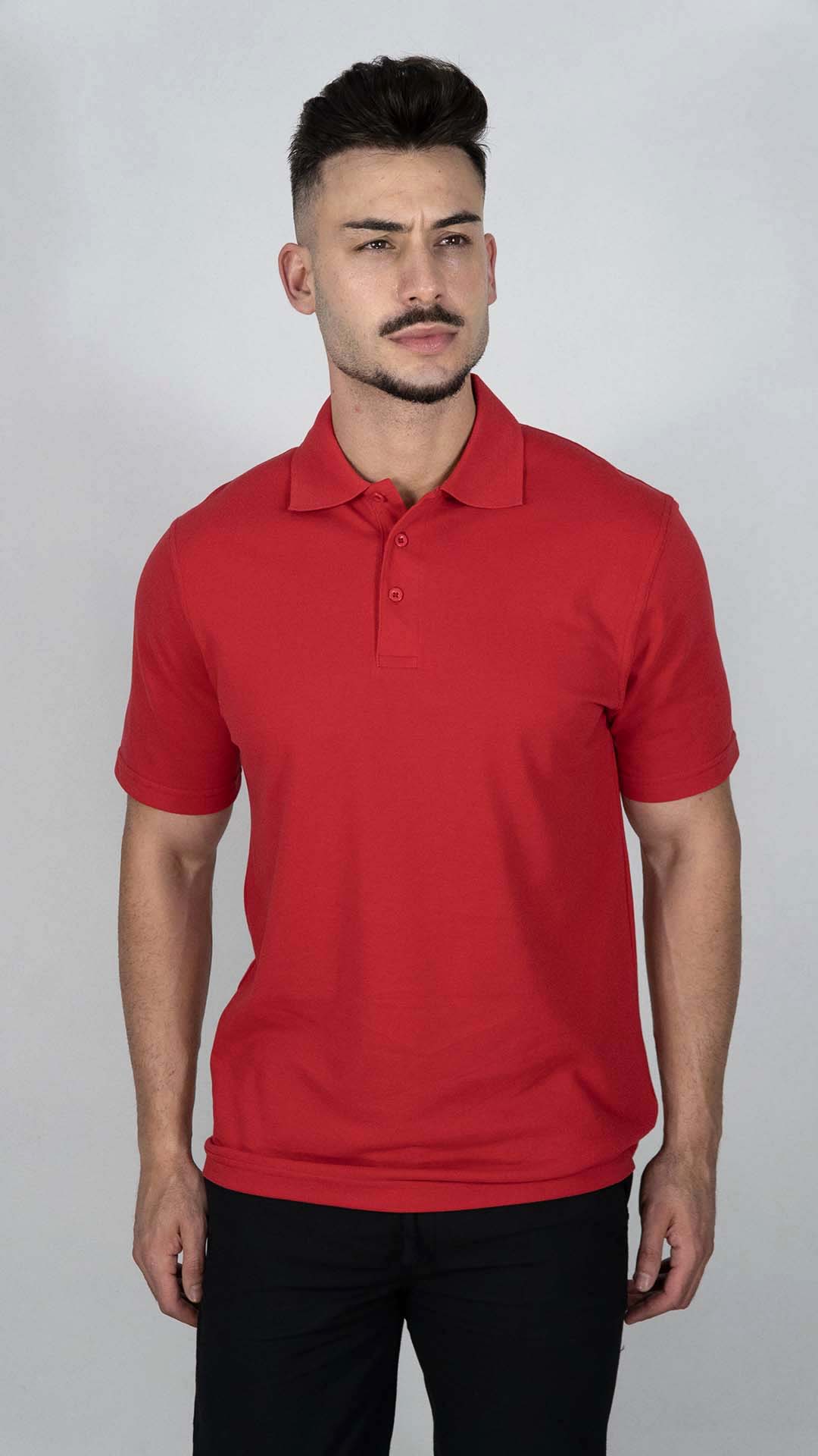Polo Vermelho Liso