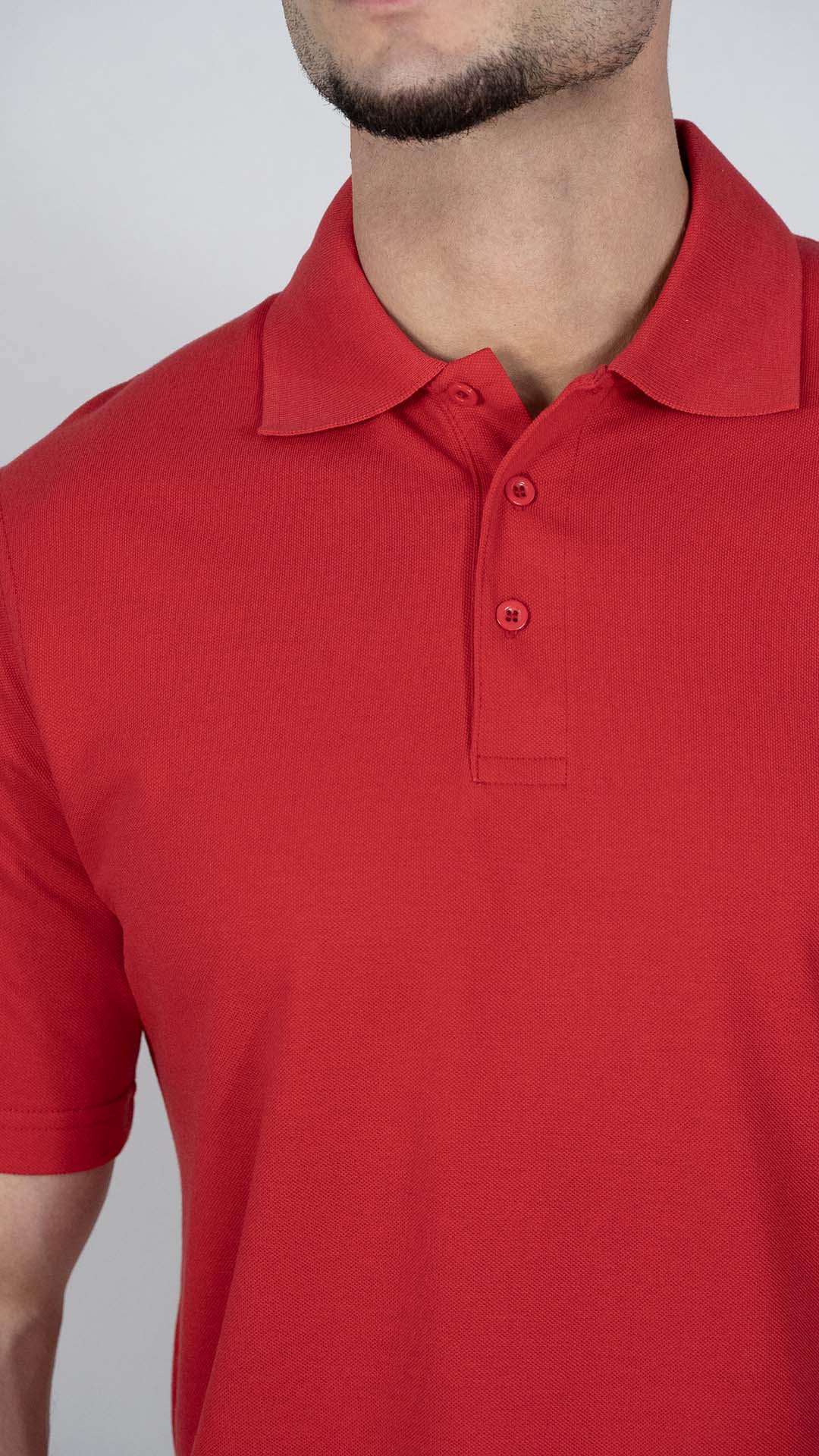 Polo Vermelho Liso