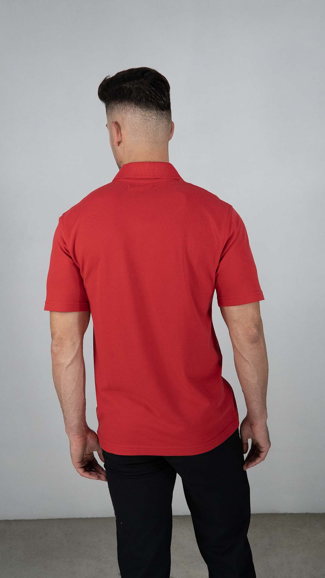 Polo Vermelho Liso