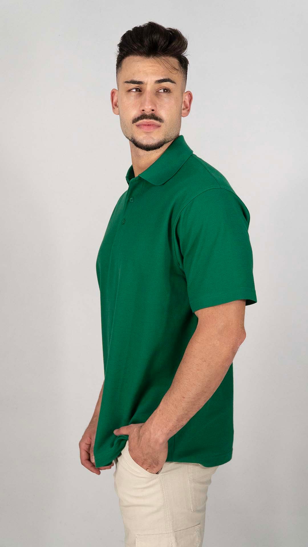 Polo Verde Liso