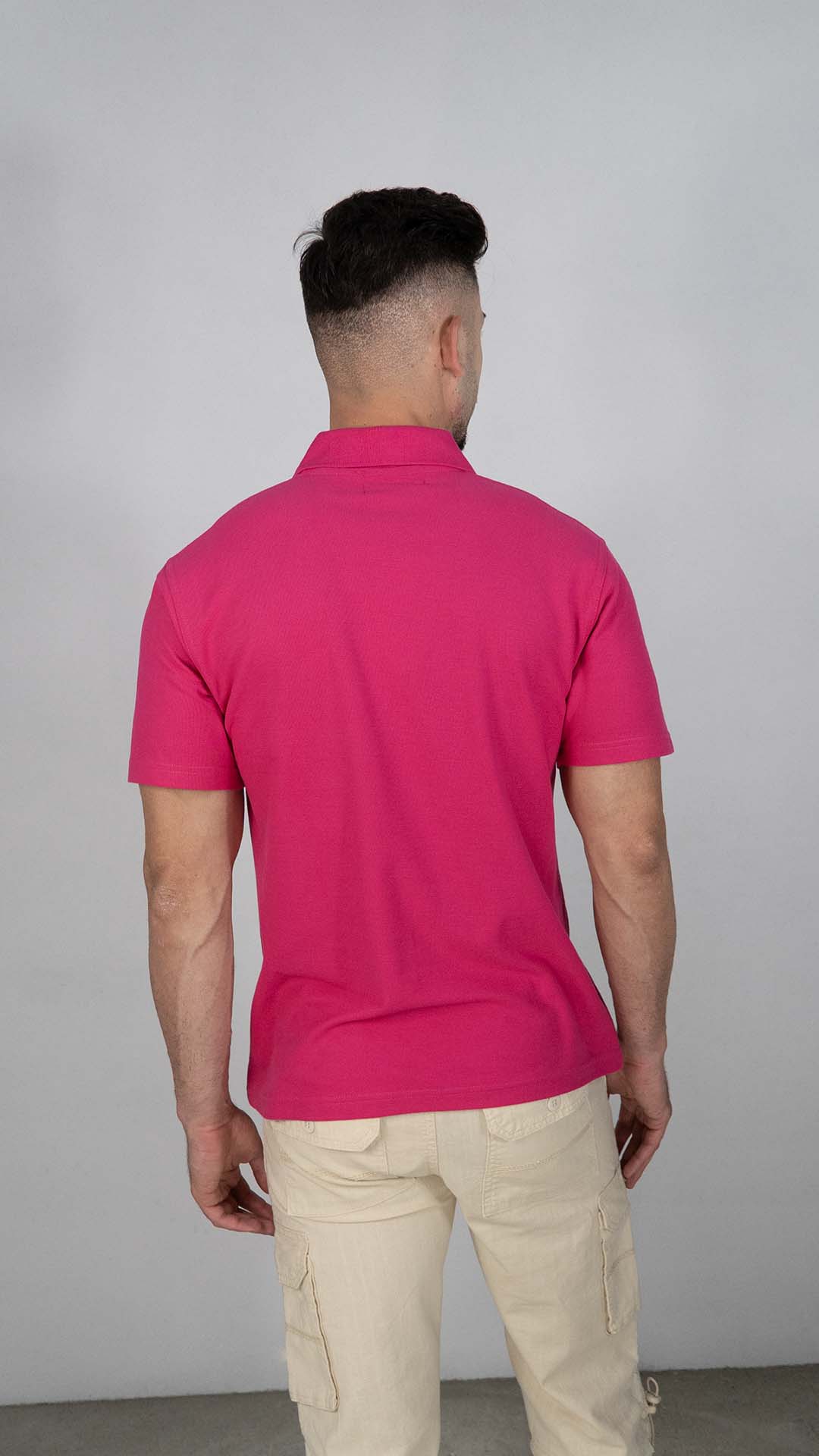 Polo Rosa Liso
