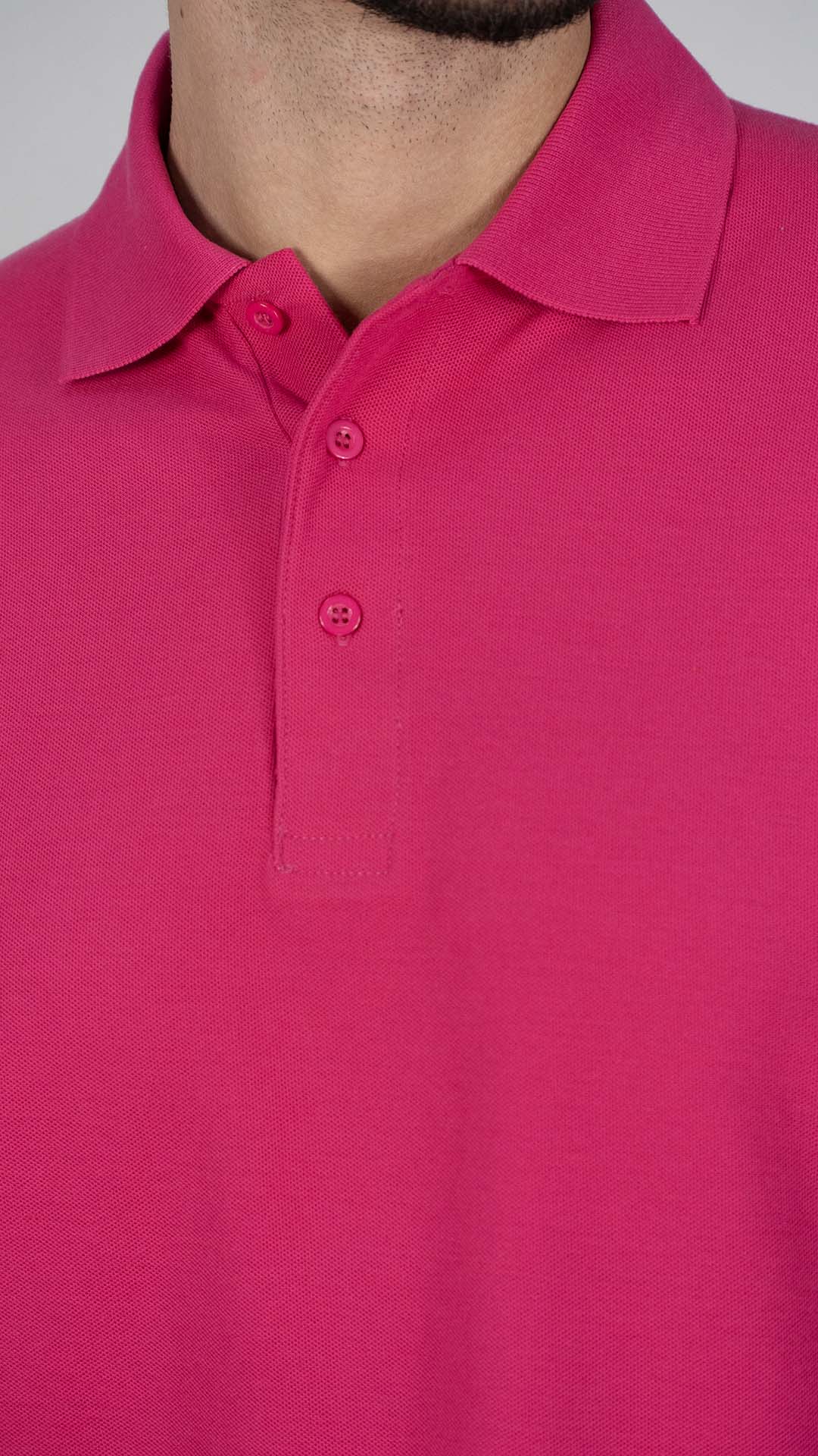 Polo Rosa Liso
