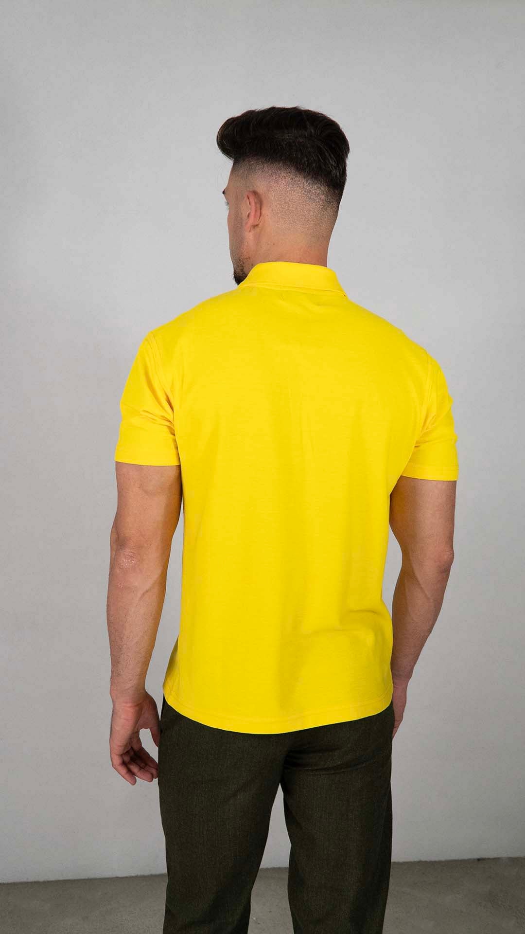 Polo Amarelo Liso